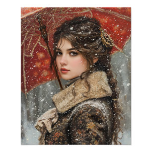 Victorian Woman Poster