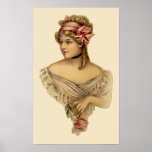 Victorian Woman Poster