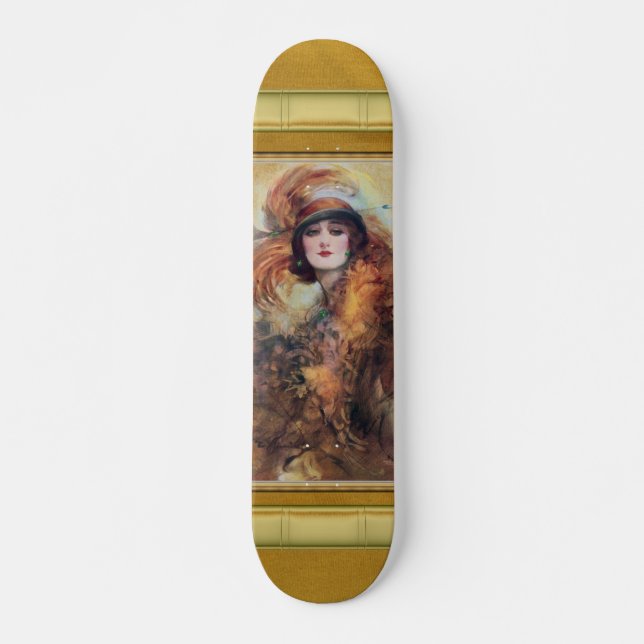 Victorian Woman Skateboard (Front)