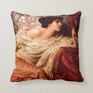 Victorian Woman with a Mirror Cushion