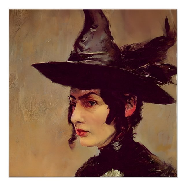 Victorian Young Witch Poster (Front)