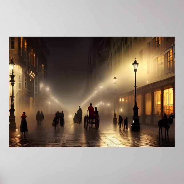 Victoriana Elegance 1888 London. Poster (Front)