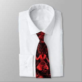Victoriana Gothic Baphomet Devil Magic Tie