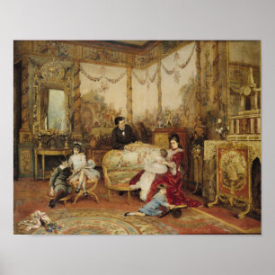 Victorien Sardou  and his Family Poster