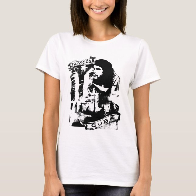 Victoriosa Cuba Fitted Babydoll T-Shirt (Front)