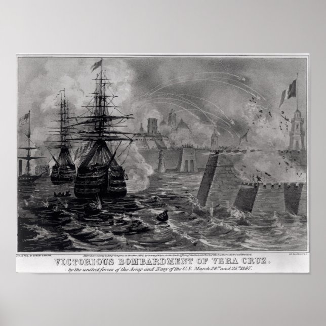 Victorious Bombardment of Vera Cruz Poster (Front)