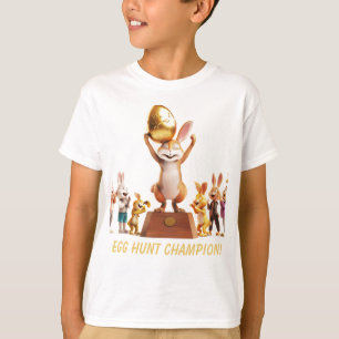 Victorious Bunny Egg Hunt Champion T-Shirt