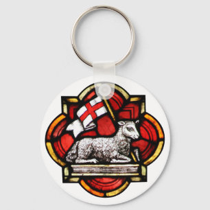 Victorious Lamb Key Ring