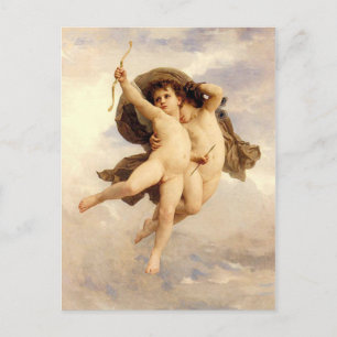 Victorious Love by Bouguereau Postcard