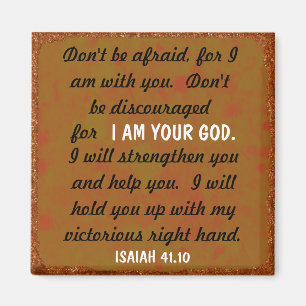 Victorious right hand bible verse magnet