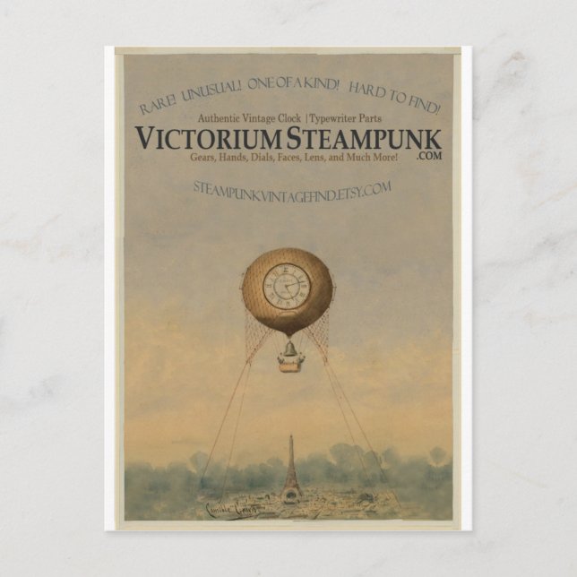 Victorium Steampunk Postcard (Front)