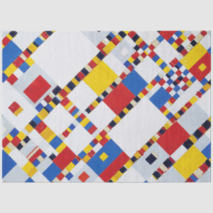 Victory Boogie Woogie, Mondrian Tissue Paper