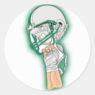 victory classic round sticker