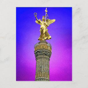 Victory Column (siegessaule),Berlin, Art Sky Postcard
