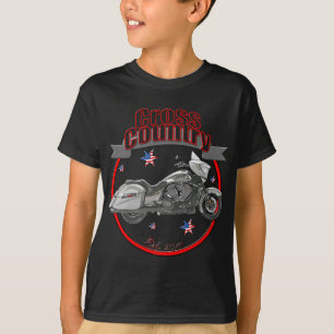 Victory Cross Country U.S.A. Star Motorcycle T-Shirt