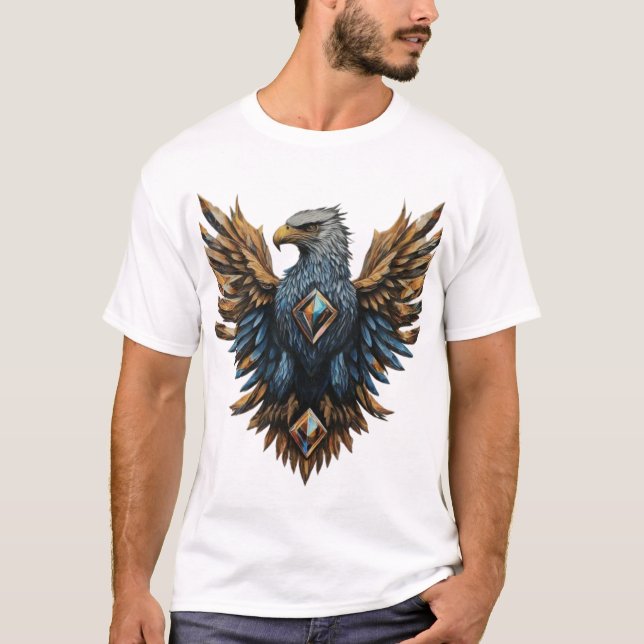 Victory Crystal Eagle Emblem T-Shirt (Front)