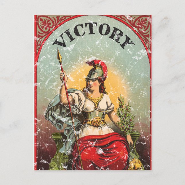 Victory - distressed postcard (Front)