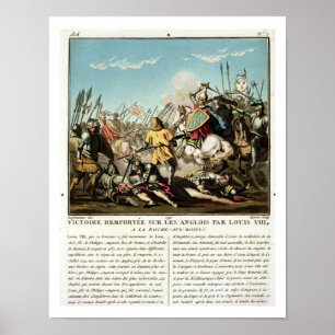 Victory Gained Over the English by Louis VIII (118 Poster