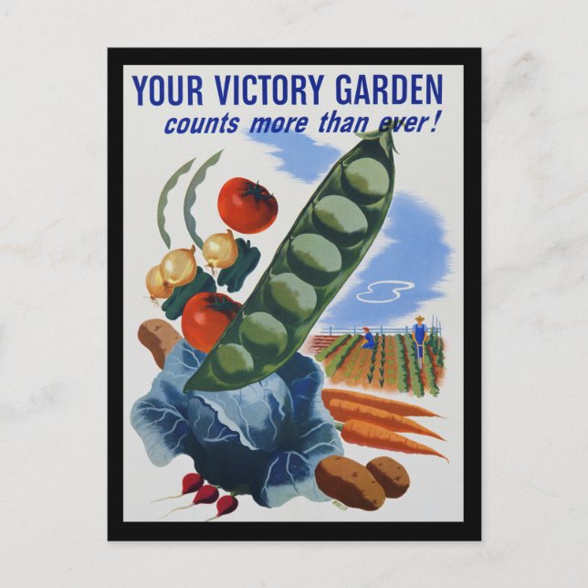 Victory Garden Postcard (Front)