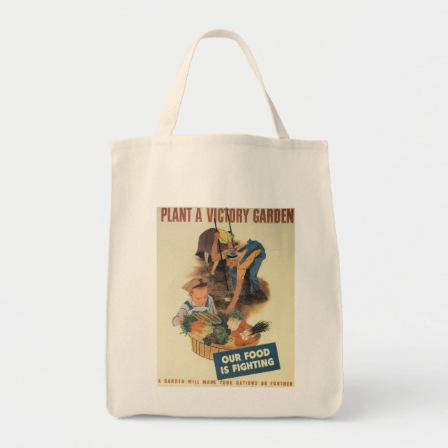 Victory Garden World War 2 Tote Bag (Front)