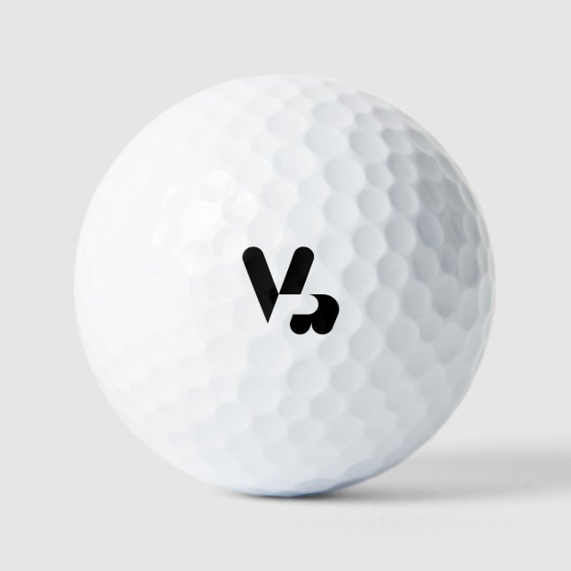 Victory Hand Symbol Golf Balls (Front)
