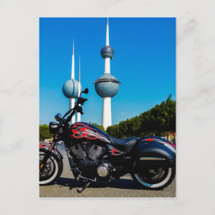 Victory High Ball at Kuwait Towers Postcard