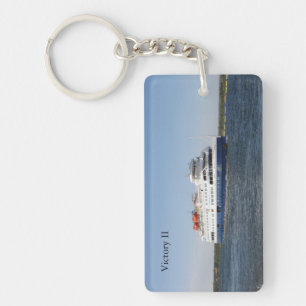 Victory II acrylic key chain