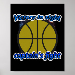 Victory In Sight Captain's Fight  Poster