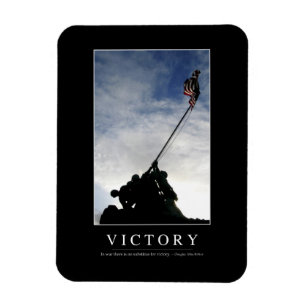 Victory: Inspirational Quote Magnet