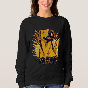Victory Lap Golden Dog Sweatshirt - Happy Winner A