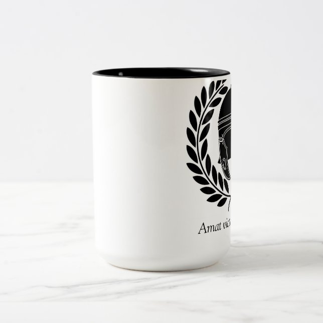 VIctory Loves Preparation Two-Tone Coffee Mug (Center)