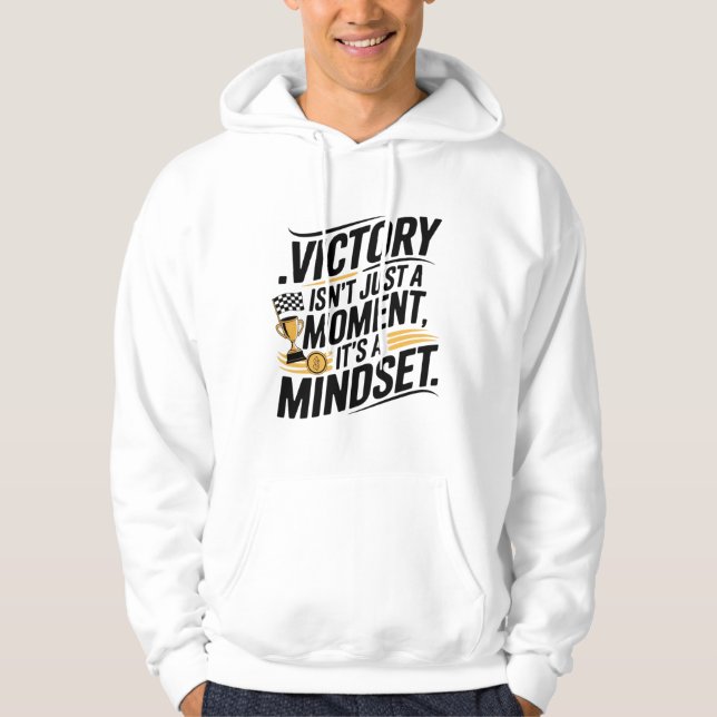 Victory Mindset Motivational  Hoodie (Front)