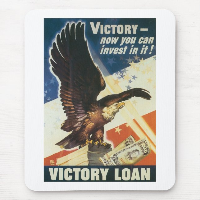 Victory - Now You Can Invest In It! Mouse Mat (Front)