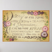 Victory of All Kinds- James Allen Quote Poster