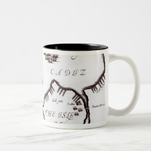 Victory of the English Royal Navy Two-Tone Coffee Mug