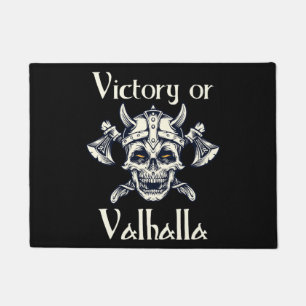 Victory or Valhalla - Skull Doormat