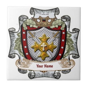 Victory Shield  Surname  Tile