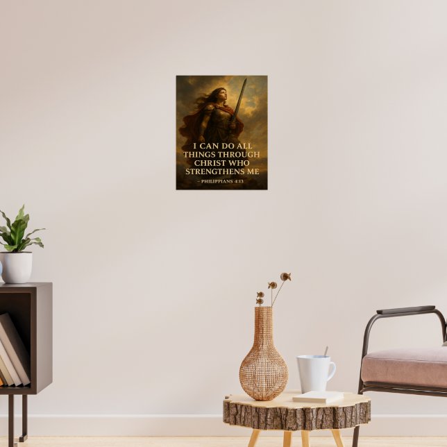 Victory Through Him  Poster (Living Room 3)
