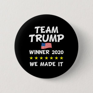 Victory Trump President Election Celebration 6 Cm Round Badge