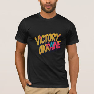 Victory Ukraine Graffiti Streetwear T-Shirt