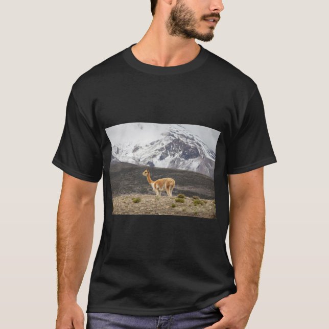 Vicuna Camelid Wildlife Art Tee (Front)