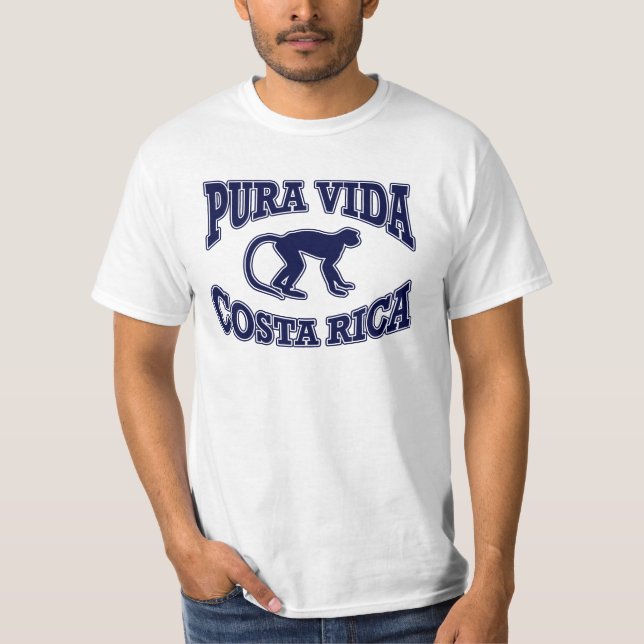 Vida Costa Rica Monkey T-Shirt (Front)