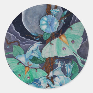 Vida de la Luna Classic Round Sticker