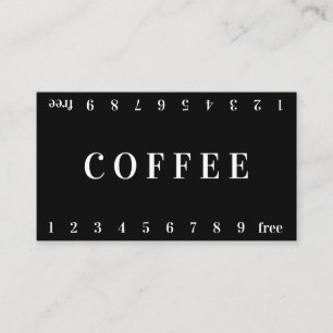 Vida Double Number Loyalty Coffee Punch-Card
