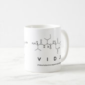 Vida peptide name mug (Front Right)