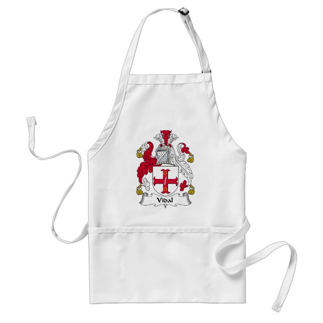 Vidal Family Crest Standard Apron (Front)
