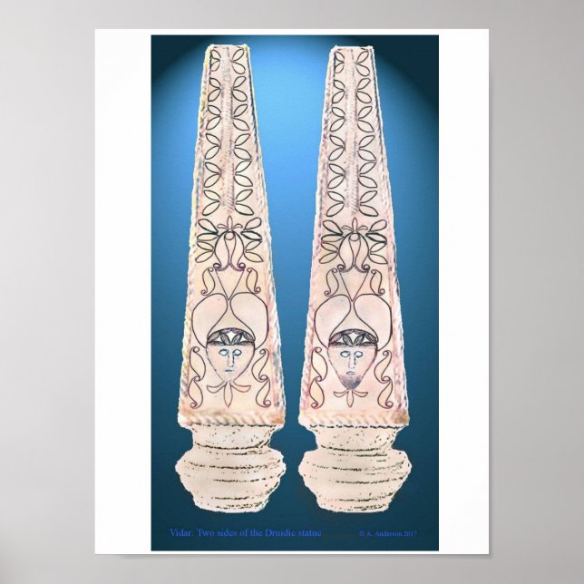 Vidar Flame Column Poster (Front)