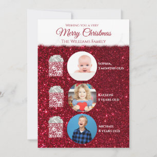 Video and Photo Christmas Greeting Card- Invitation