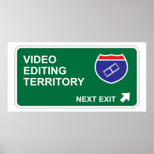 Video Editing Next Exit Poster