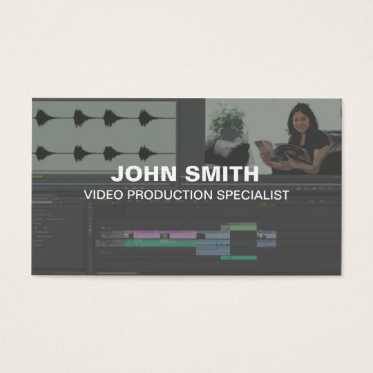 Video Editor Business Cards